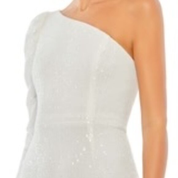 NWT | IEENA for Mac Dugal, White Sparkle Bridal Dress. Style 26591, Size 4 - Picture 6 of 12